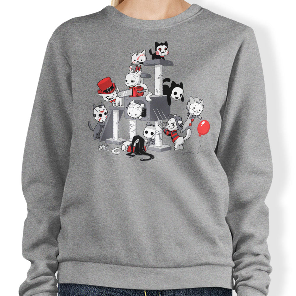 Horror Cats - Adult & Kids T-Shirts, Sweatshirts & Hoodies apparel design preview 1