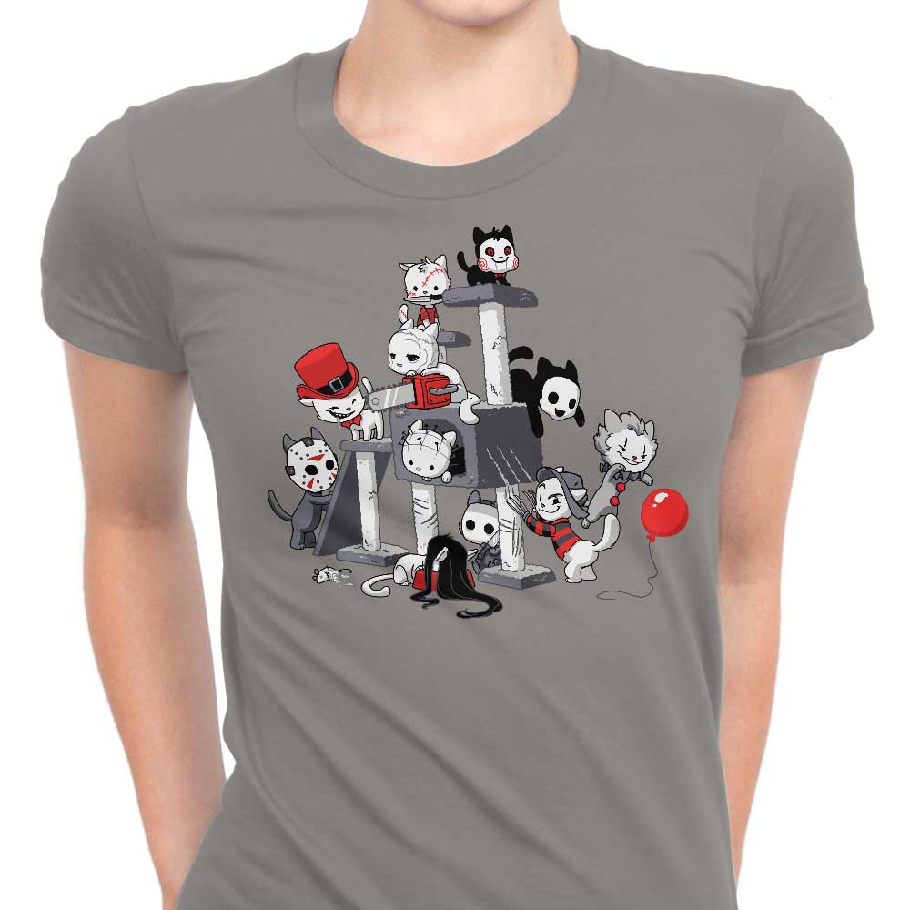 Horror Cats Women's Apparel - Adult & Kids T-Shirts, Sweatshirts & Hoodies apparel design preview 1