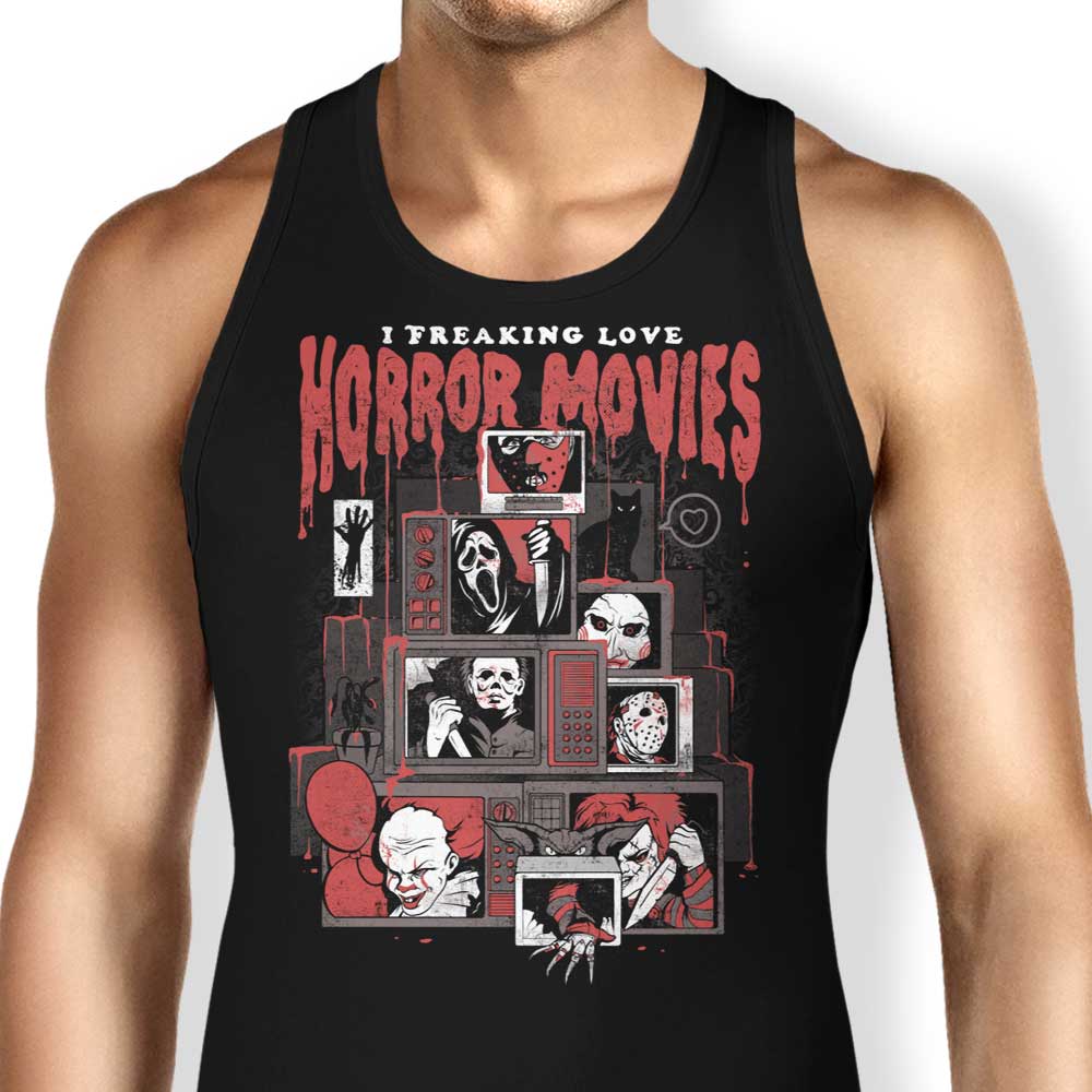 Horror Love Tank Top - Adult & Kids T-Shirts, Sweatshirts & Hoodies apparel design preview 1