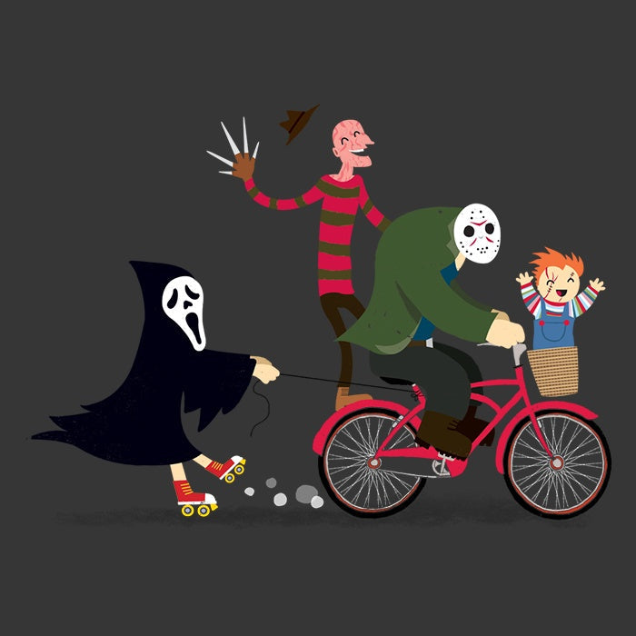 Horror Night Off - Adult & Kids T-Shirts, Sweatshirts & Hoodies apparel design preview 2