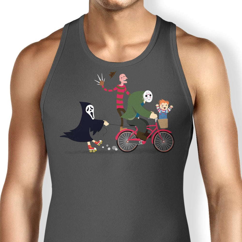 Horror Night Off Tank Top - Adult & Kids T-Shirts, Sweatshirts & Hoodies apparel design preview 1