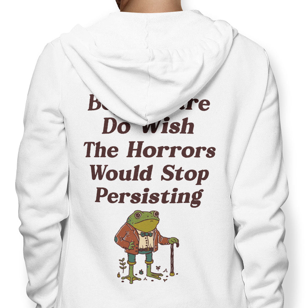 Horrors are Still Persisting - Adult & Kids T-Shirts, Sweatshirts & Hoodies apparel design preview 1