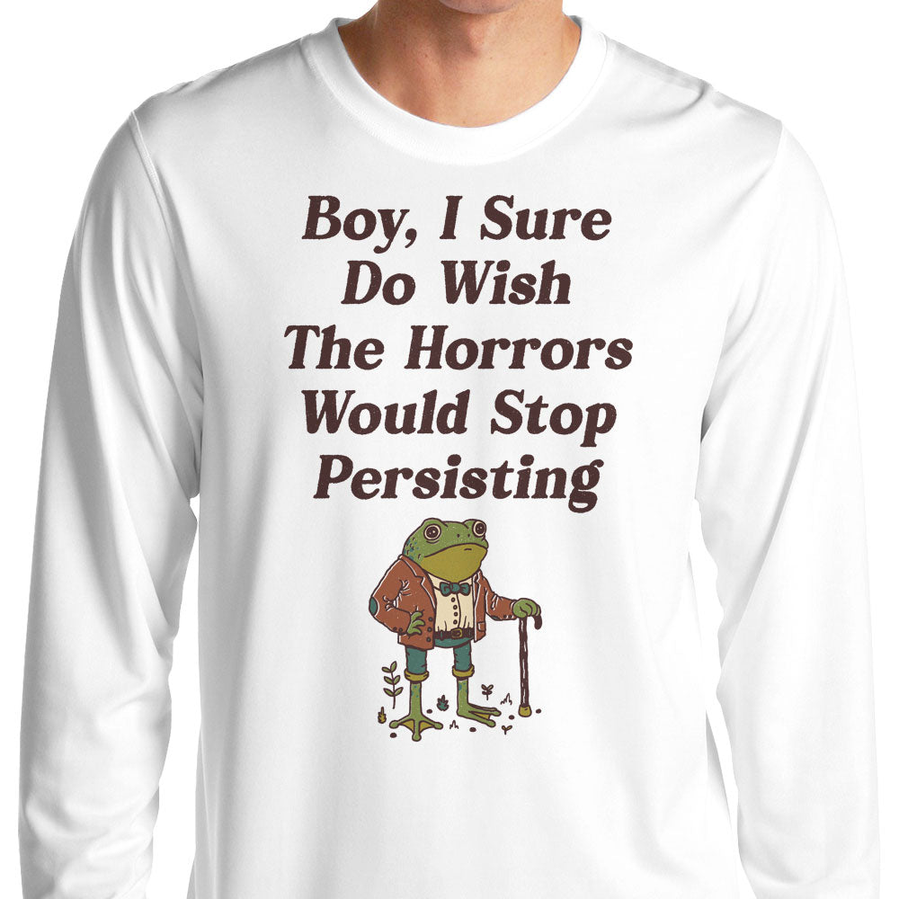 Horrors are Still Persisting - Adult & Kids T-Shirts, Sweatshirts & Hoodies apparel design preview 1
