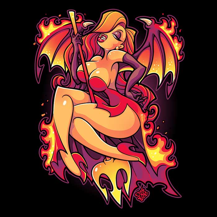 Hot as Hell Men's Apparel - Adult & Kids T-Shirts, Sweatshirts & Hoodies apparel design preview 2