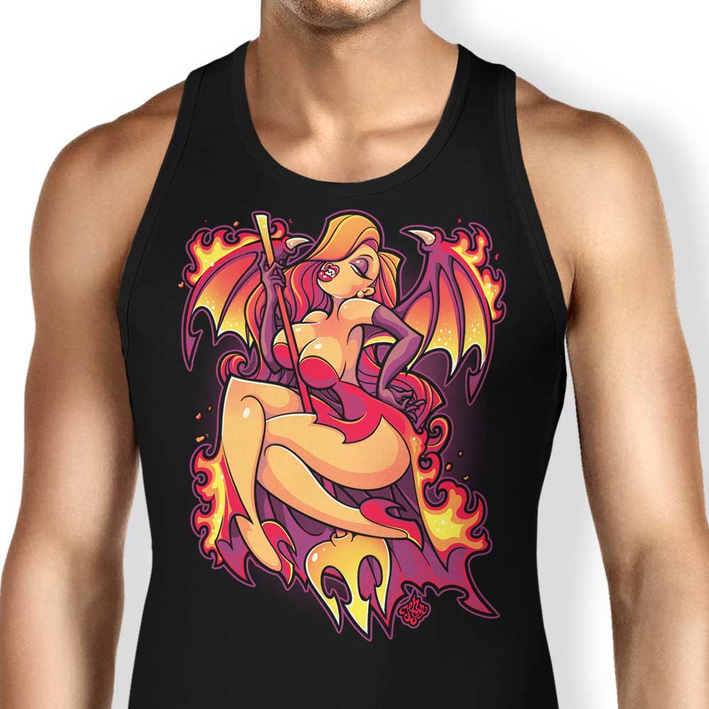 Hot as Hell Tank Top - Adult & Kids T-Shirts, Sweatshirts & Hoodies apparel design preview 1