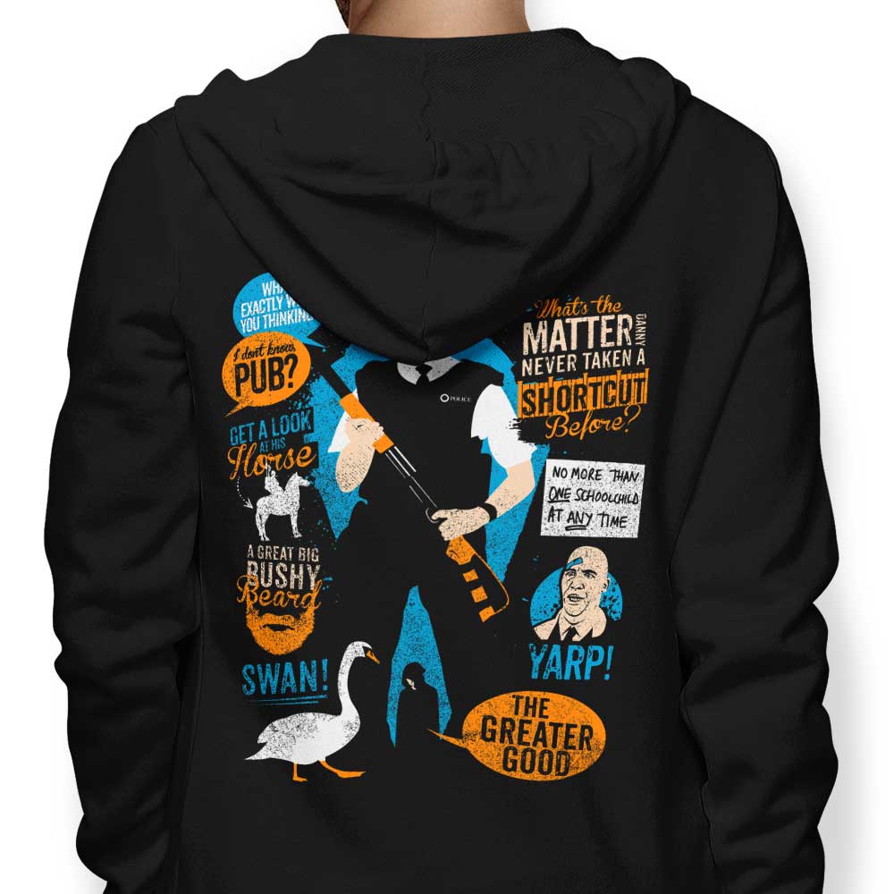 Hot Fuzz Quotes - Adult & Kids T-Shirts, Sweatshirts & Hoodies apparel design preview 1