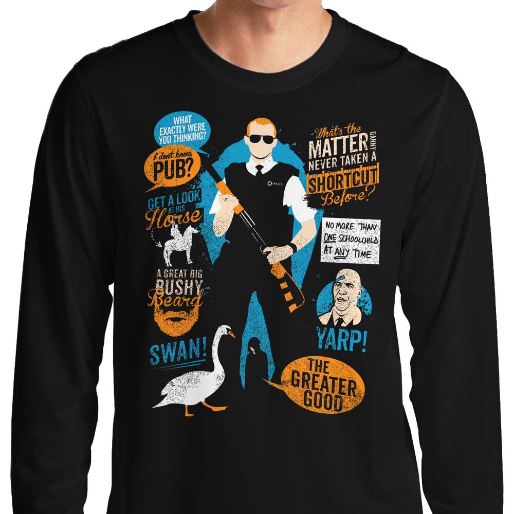 Hot Fuzz Quotes - Adult & Kids T-Shirts, Sweatshirts & Hoodies apparel design preview 1
