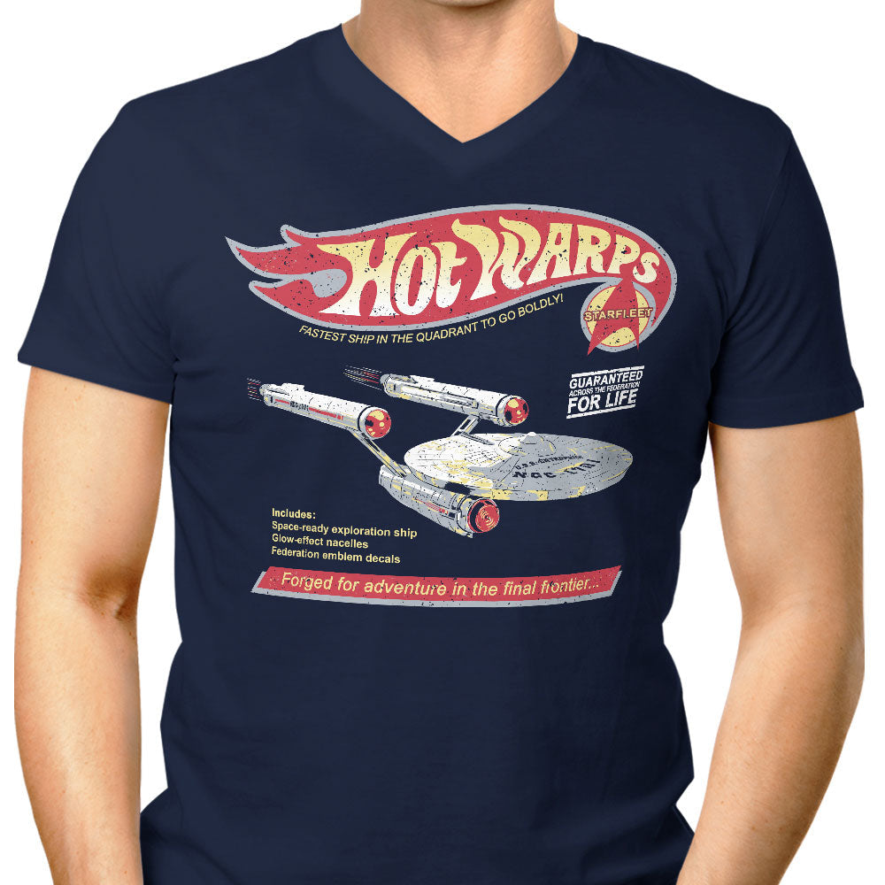 Hot Warps Men's V-Neck - Adult & Kids T-Shirts, Sweatshirts & Hoodies apparel design preview 1