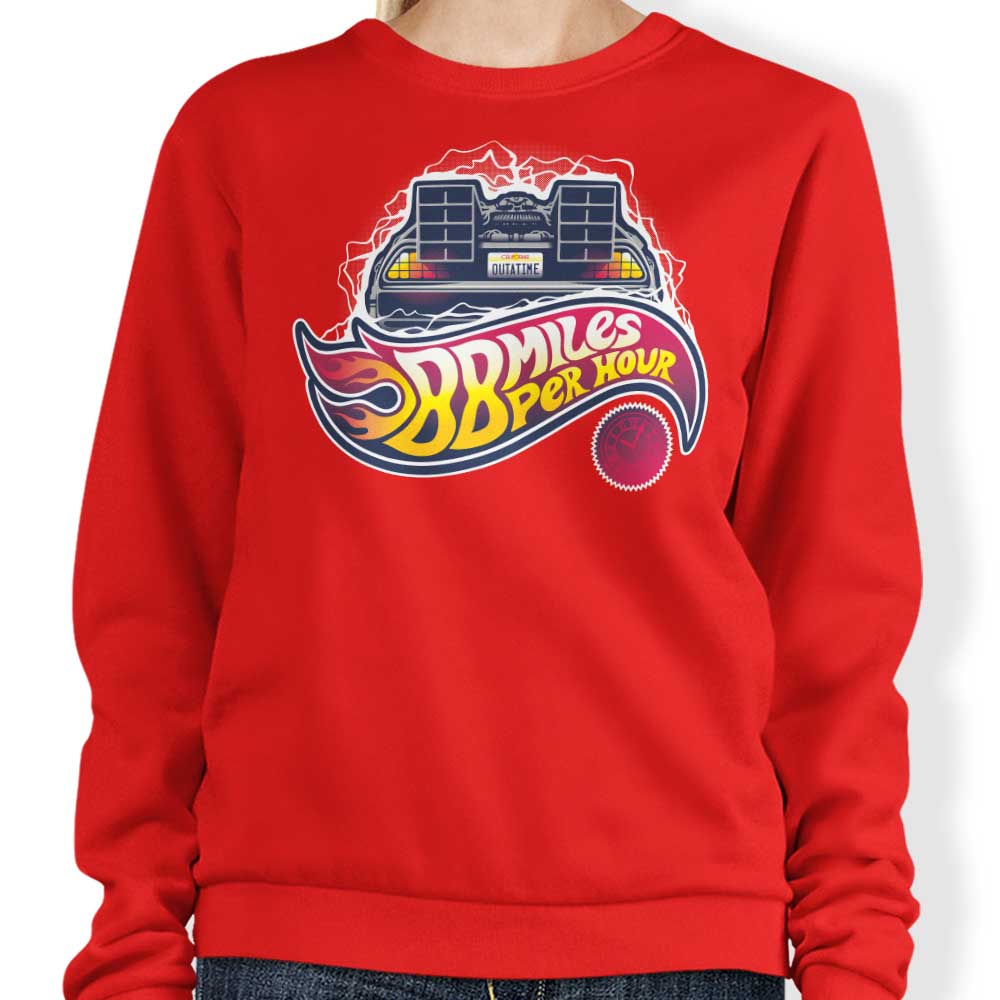 Hot Wheels to the Future - Adult & Kids T-Shirts, Sweatshirts & Hoodies apparel design preview 1