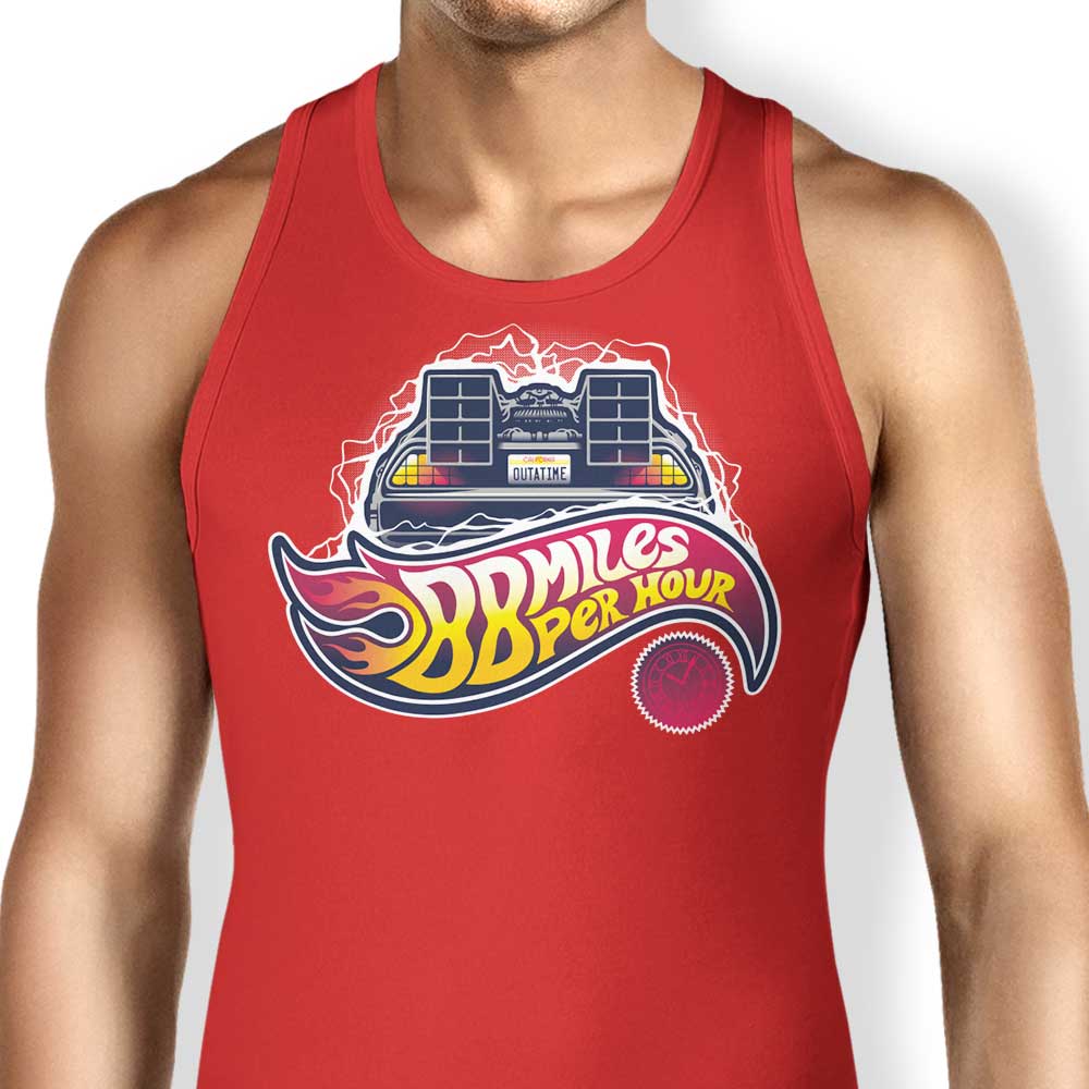 Hot Wheels to the Future Tank Top - Adult & Kids T-Shirts, Sweatshirts & Hoodies apparel design preview 1