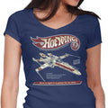 Hot Wings Rebel Women's V-Neck - Adult & Kids T-Shirts, Sweatshirts & Hoodies apparel design preview 1