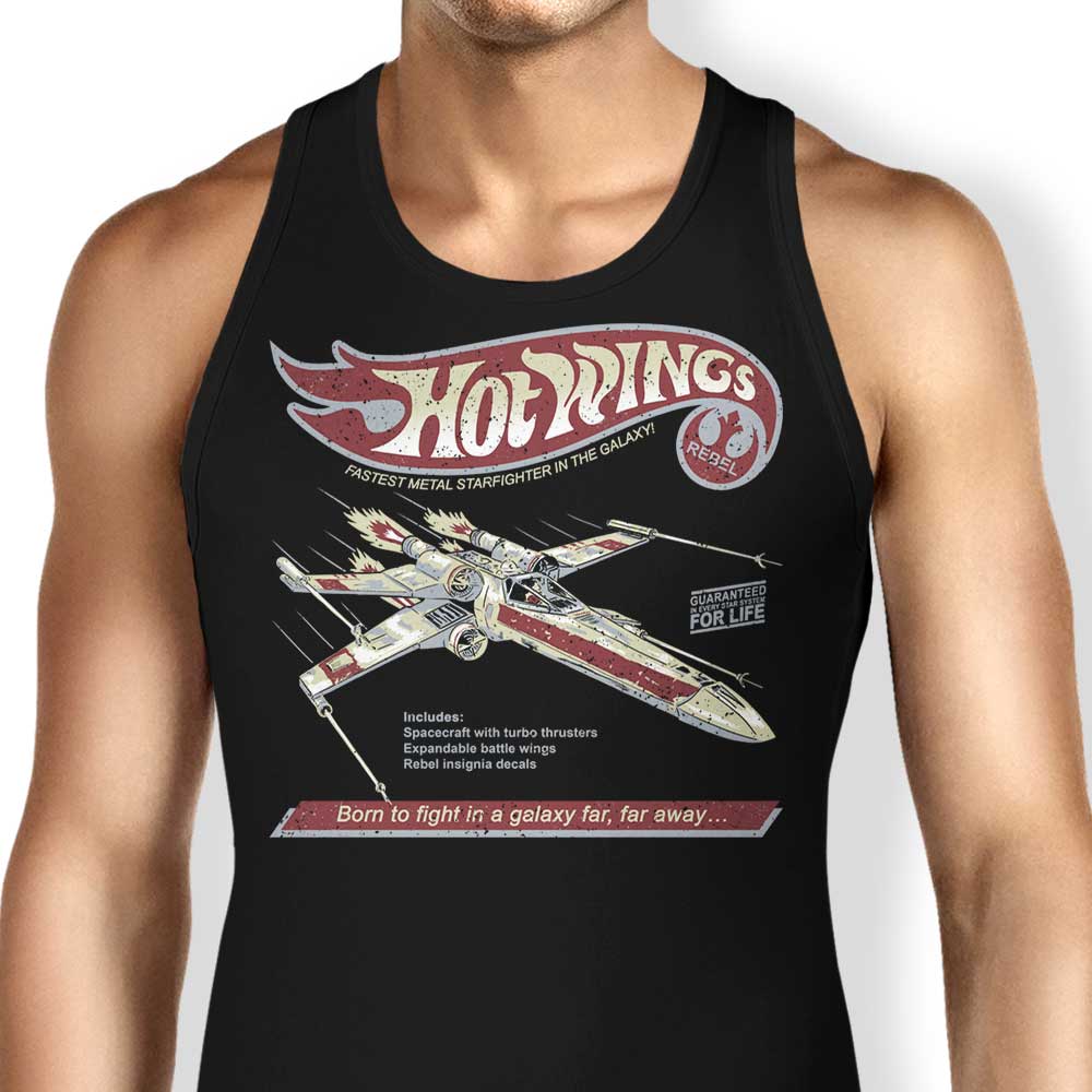 Hot Wings Rebel Tank Top - Adult & Kids T-Shirts, Sweatshirts & Hoodies apparel design preview 2