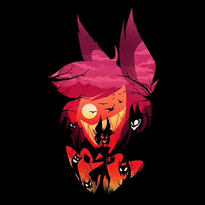 Hotel Radio Demon Men's Apparel - Adult & Kids T-Shirts, Sweatshirts & Hoodies apparel design preview 2