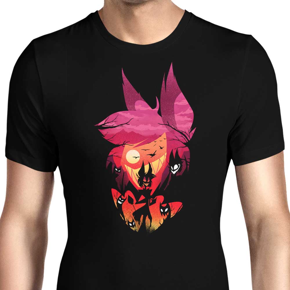 Hotel Radio Demon Men's Apparel - Adult & Kids T-Shirts, Sweatshirts & Hoodies apparel design preview 1