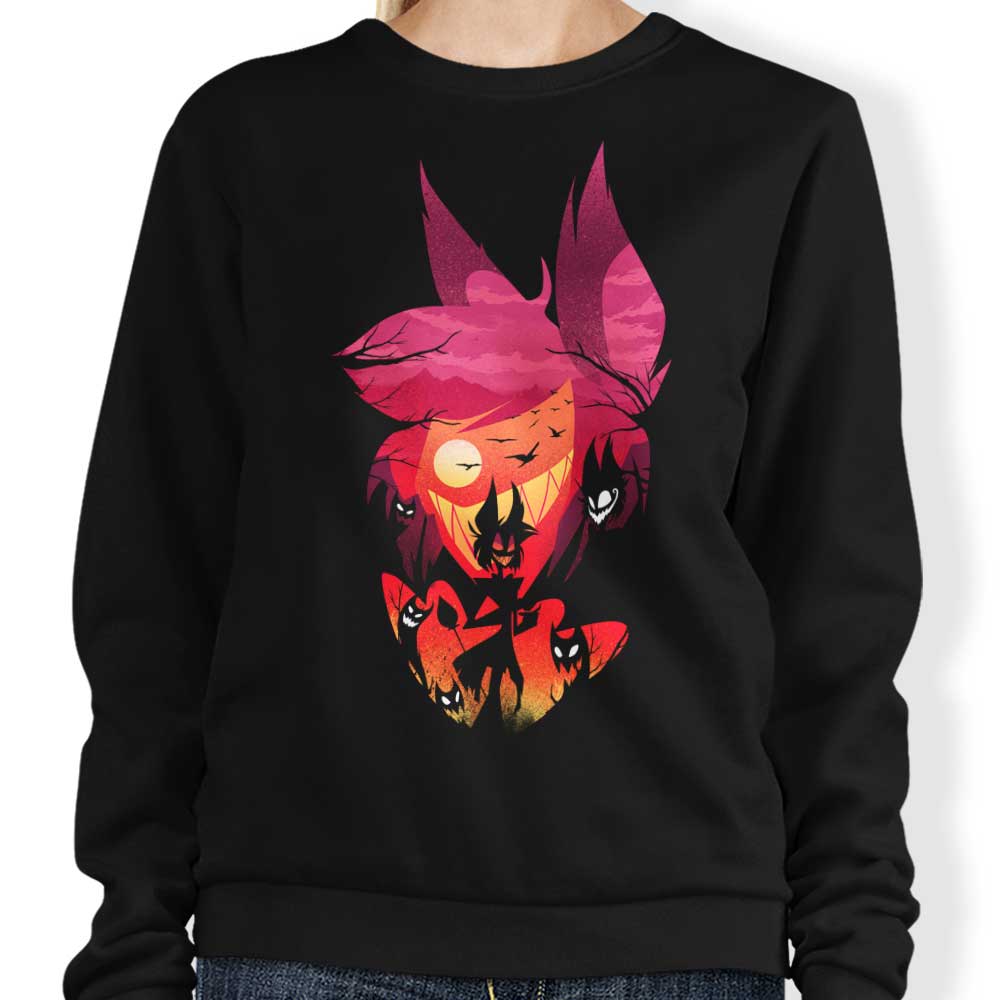 Hotel Radio Demon - Adult & Kids T-Shirts, Sweatshirts & Hoodies apparel design preview 1