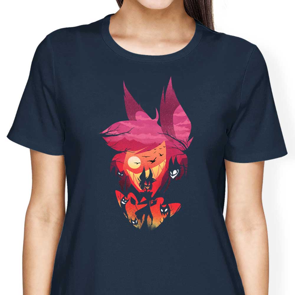 Hotel Radio Demon Women's Apparel - Adult & Kids T-Shirts, Sweatshirts & Hoodies apparel design preview 2