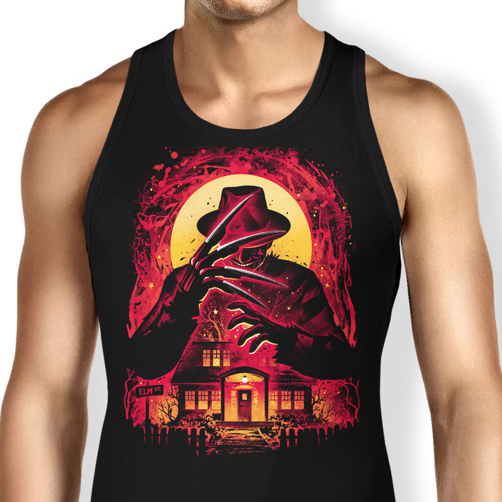 House of Nightmares Tank Top - Adult & Kids T-Shirts, Sweatshirts & Hoodies apparel design preview 1