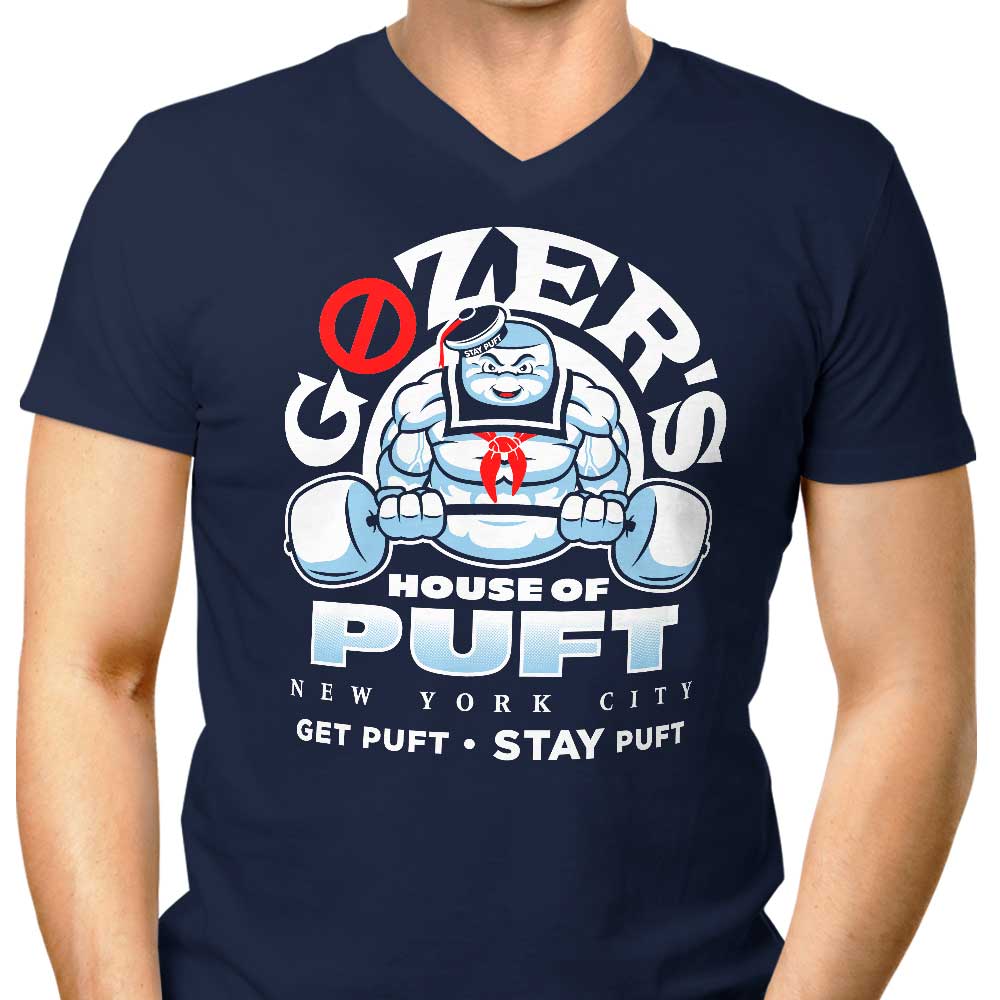 House of Puft Men's V-Neck - Adult & Kids T-Shirts, Sweatshirts & Hoodies apparel design preview 1