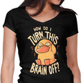 How Do I Turn It Off? Women's V-Neck - Adult & Kids T-Shirts, Sweatshirts & Hoodies apparel design preview 1