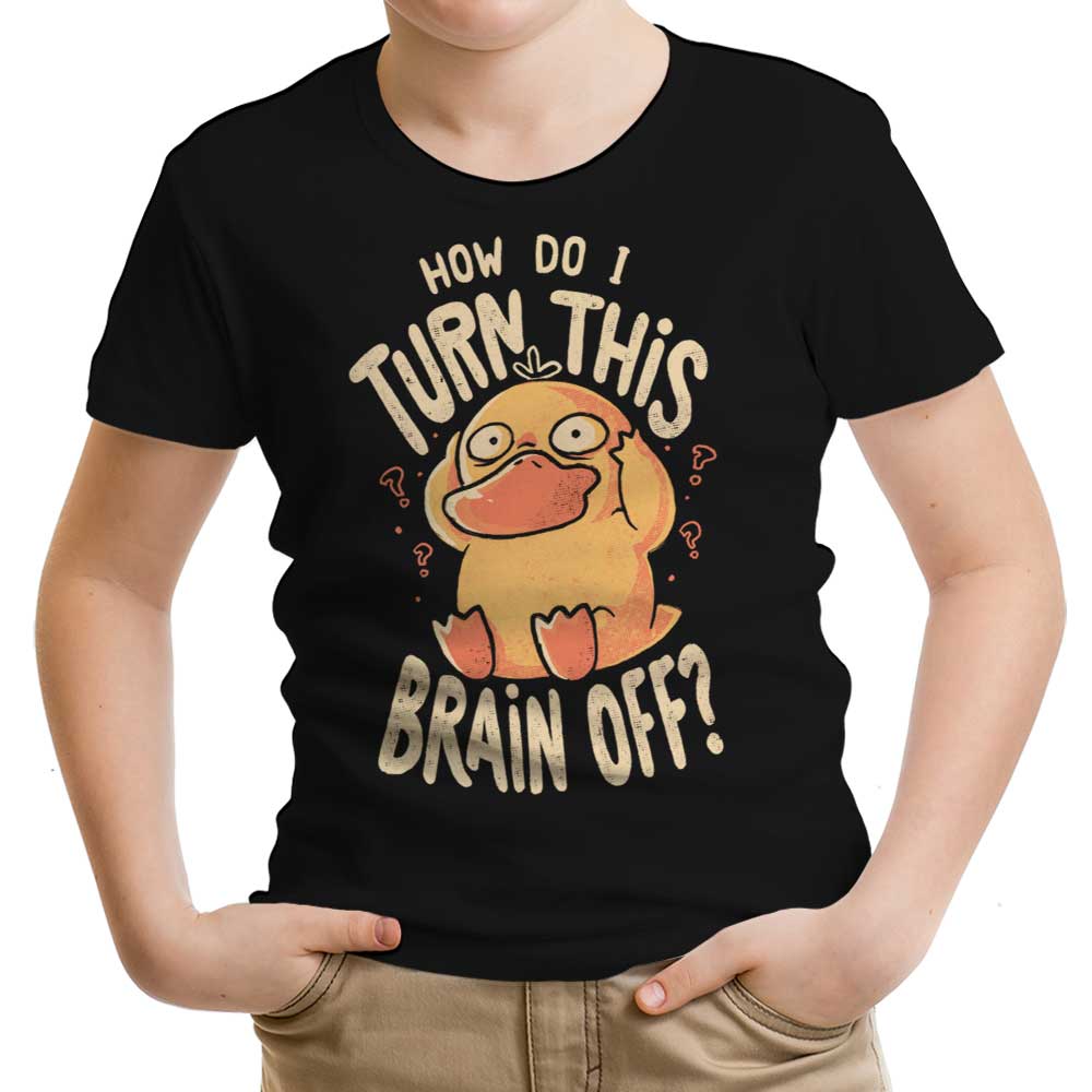 How Do I Turn It Off? Youth Apparel - Adult & Kids T-Shirts, Sweatshirts & Hoodies apparel design preview 1