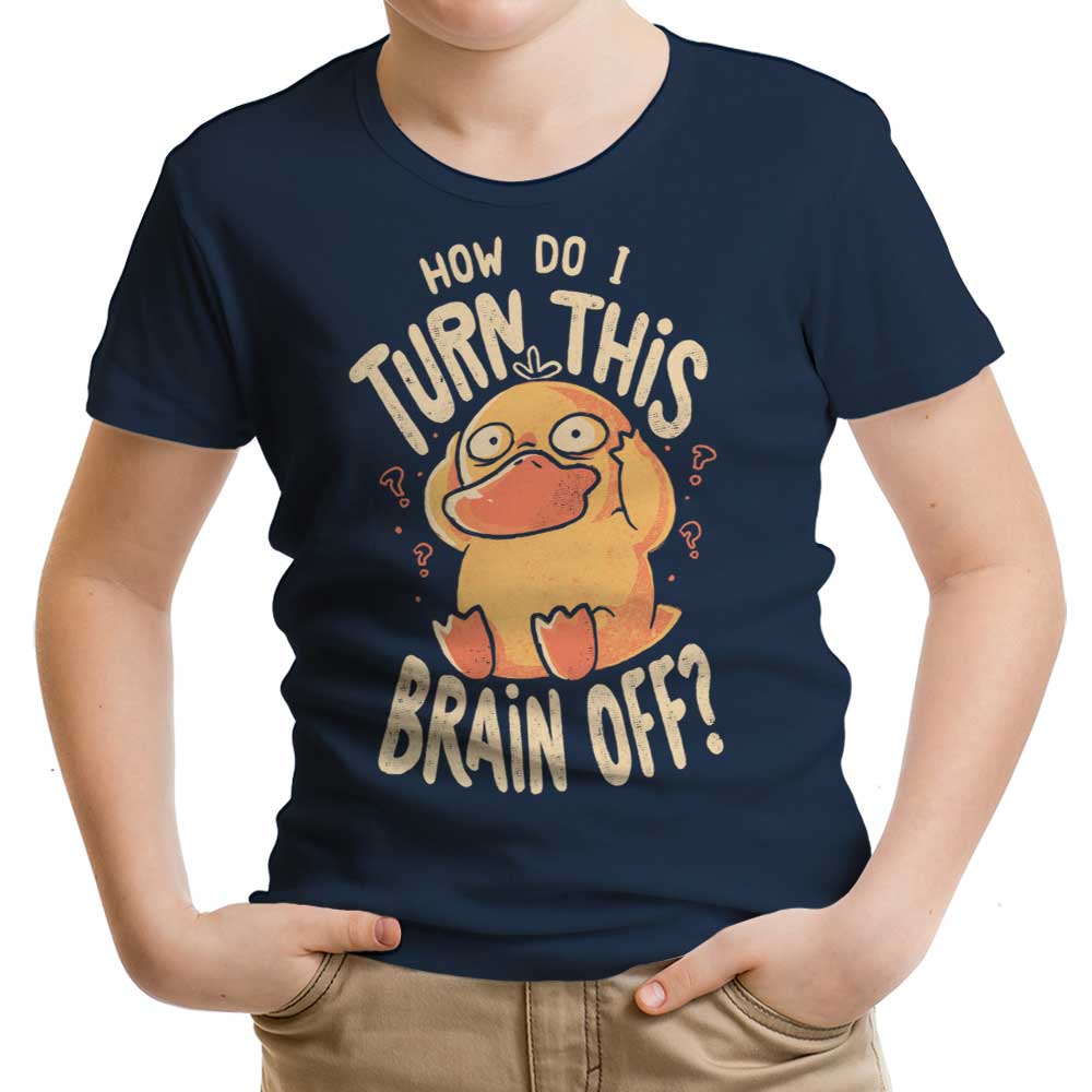 How Do I Turn It Off? Youth Apparel - Adult & Kids T-Shirts, Sweatshirts & Hoodies apparel design preview 2