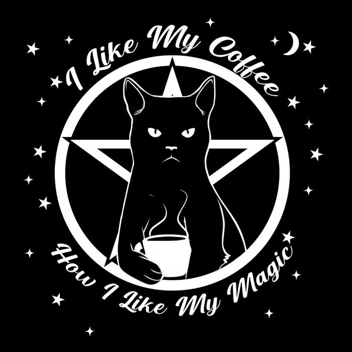 How I Like My Magic - Adult & Kids T-Shirts, Sweatshirts & Hoodies apparel design preview 2