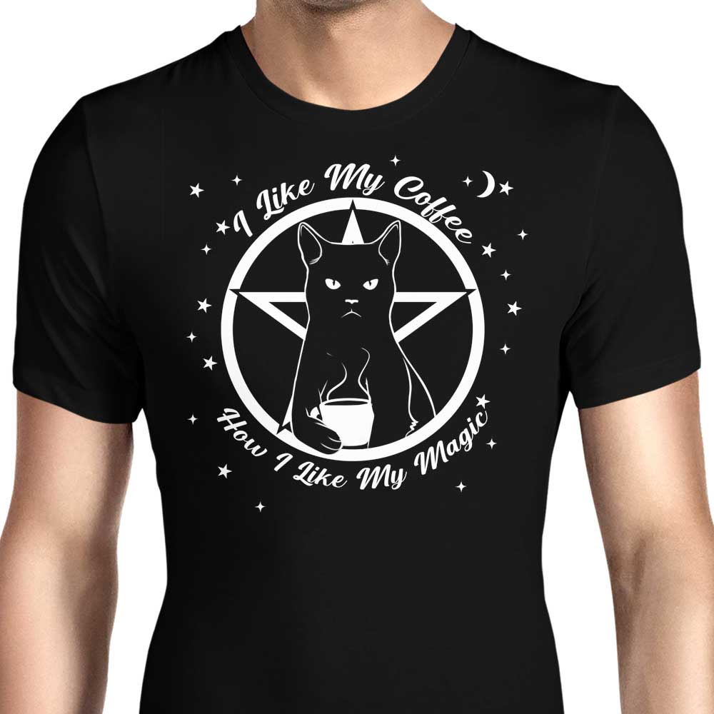 How I Like My Magic Men's Apparel - Adult & Kids T-Shirts, Sweatshirts & Hoodies apparel design preview 1