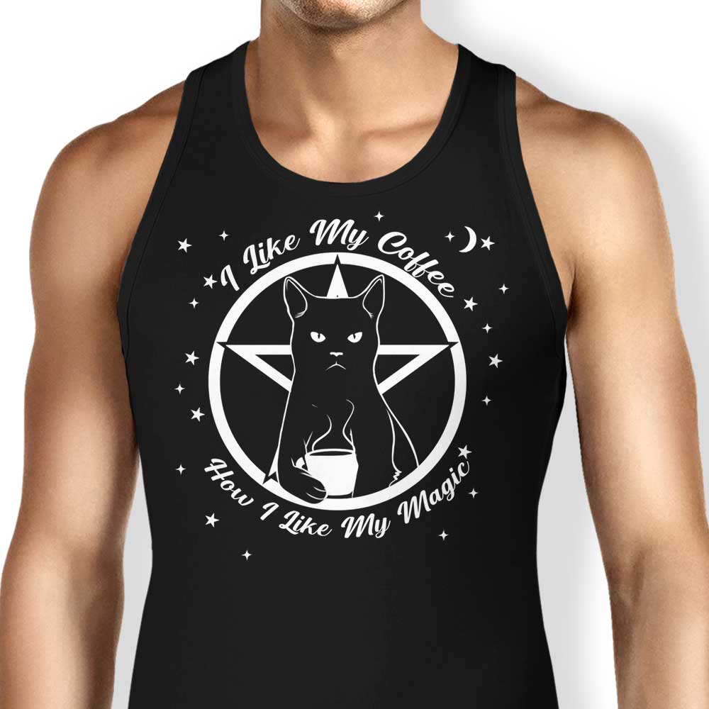 How I Like My Magic Tank Top - Adult & Kids T-Shirts, Sweatshirts & Hoodies apparel design preview 1