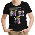 How to Escape Death Youth Apparel - Adult & Kids T-Shirts, Sweatshirts & Hoodies apparel design preview 1