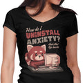 How to Uninstall Anxiety Women's V-Neck - Adult & Kids T-Shirts, Sweatshirts & Hoodies apparel design preview 1