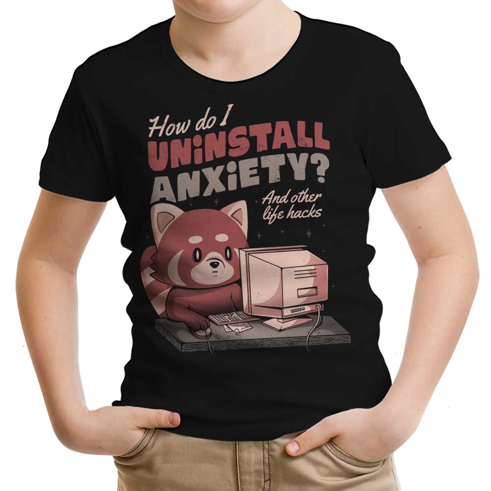 How to Uninstall Anxiety Youth Apparel - Adult & Kids T-Shirts, Sweatshirts & Hoodies apparel design preview 1