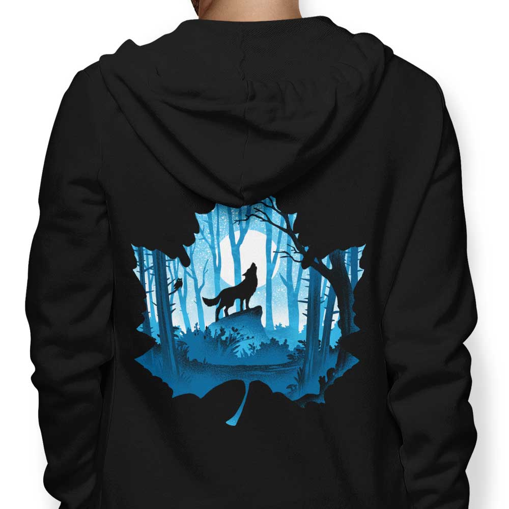 Howling Wolf - Adult & Kids T-Shirts, Sweatshirts & Hoodies apparel design preview 1
