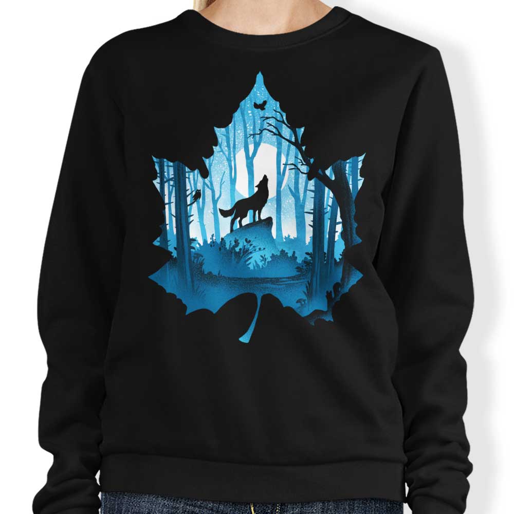 Howling Wolf - Adult & Kids T-Shirts, Sweatshirts & Hoodies apparel design preview 1