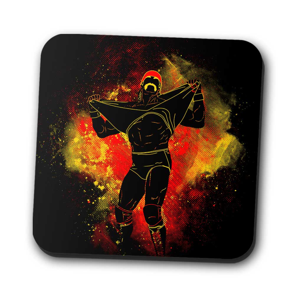 Hulkster Art Coasters - Adult & Kids T-Shirts, Sweatshirts & Hoodies apparel design preview 1