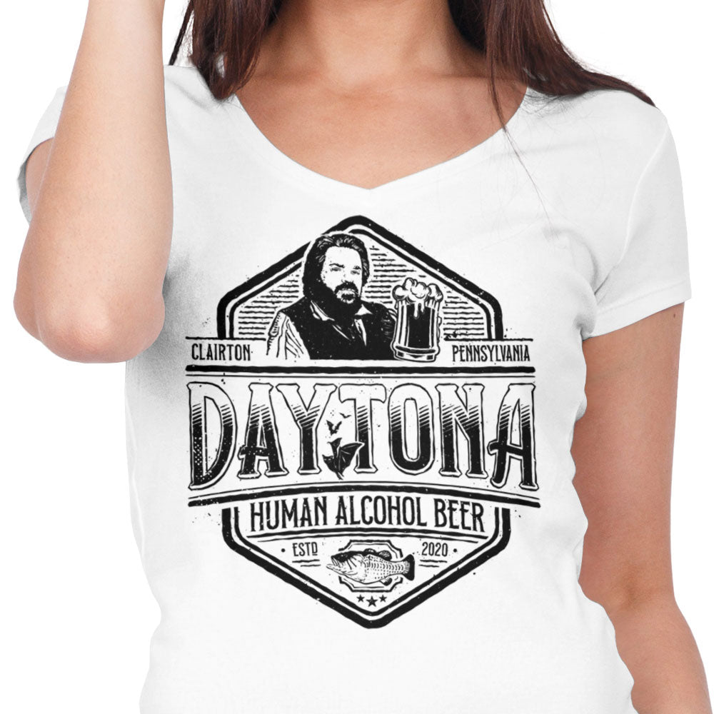 Human Alcohol Beer Women's V-Neck - Adult & Kids T-Shirts, Sweatshirts & Hoodies apparel design preview 2