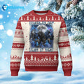 Human By Day Sigma By Night Ugly Christmas Sweater product image