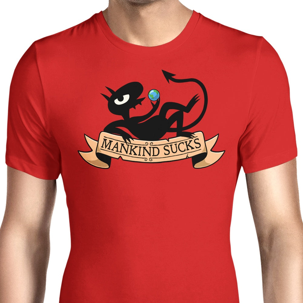 Humanity Sucks Men's Apparel - Adult & Kids T-Shirts, Sweatshirts & Hoodies apparel design preview 1