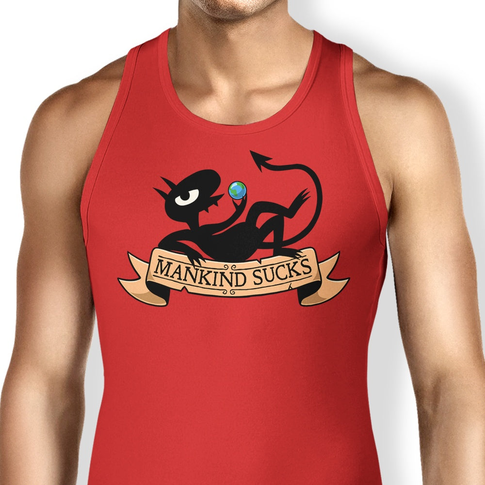 Humanity Sucks Tank Top - Adult & Kids T-Shirts, Sweatshirts & Hoodies apparel design preview 1