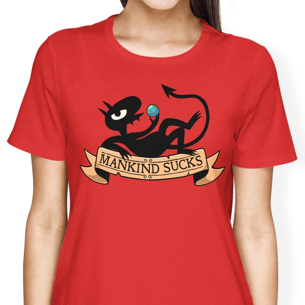Humanity Sucks Women's Apparel - Adult & Kids T-Shirts, Sweatshirts & Hoodies apparel design preview 2