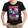 Humans are Creepy Youth Apparel - Adult & Kids T-Shirts, Sweatshirts & Hoodies apparel design preview 1