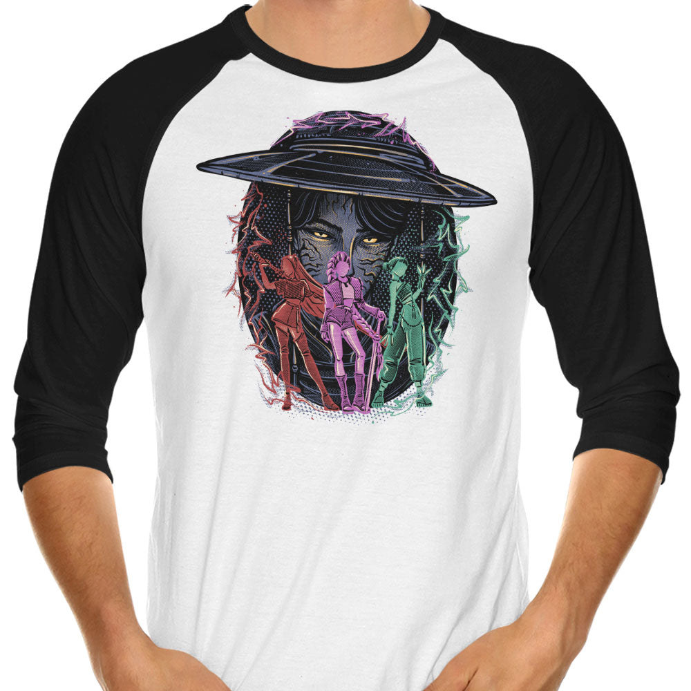 Hunt in Style 3/4 Sleeve Raglan - Adult & Kids T-Shirts, Sweatshirts & Hoodies apparel design preview 1