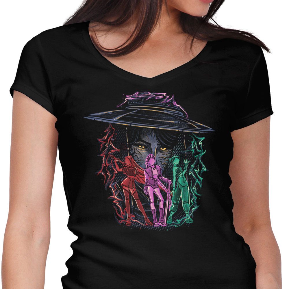 Hunt in Style Women's V-Neck - Adult & Kids T-Shirts, Sweatshirts & Hoodies apparel design preview 1