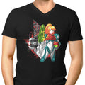 Hunter at Night Men's V-Neck - Adult & Kids T-Shirts, Sweatshirts & Hoodies apparel design preview 1