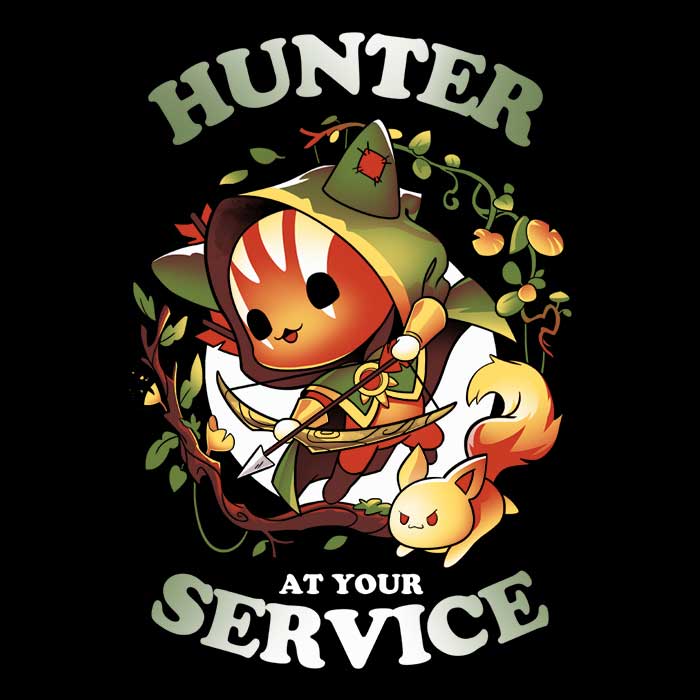 Hunter at Your Service Men's Apparel - Adult & Kids T-Shirts, Sweatshirts & Hoodies apparel design preview 2