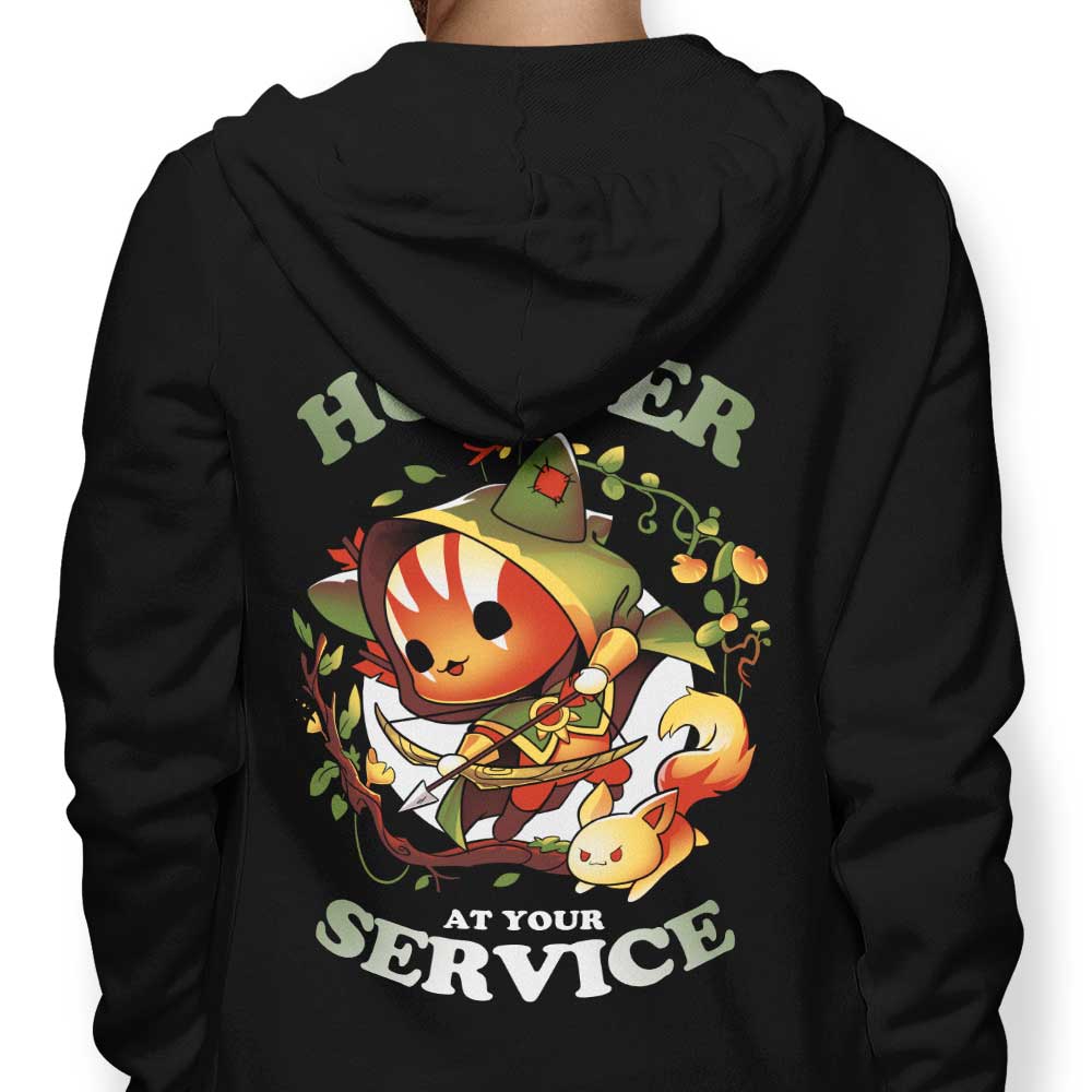 Hunter at Your Service - Adult & Kids T-Shirts, Sweatshirts & Hoodies apparel design preview 1