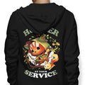 Hunter at Your Service - Adult & Kids T-Shirts, Sweatshirts & Hoodies apparel design preview 1