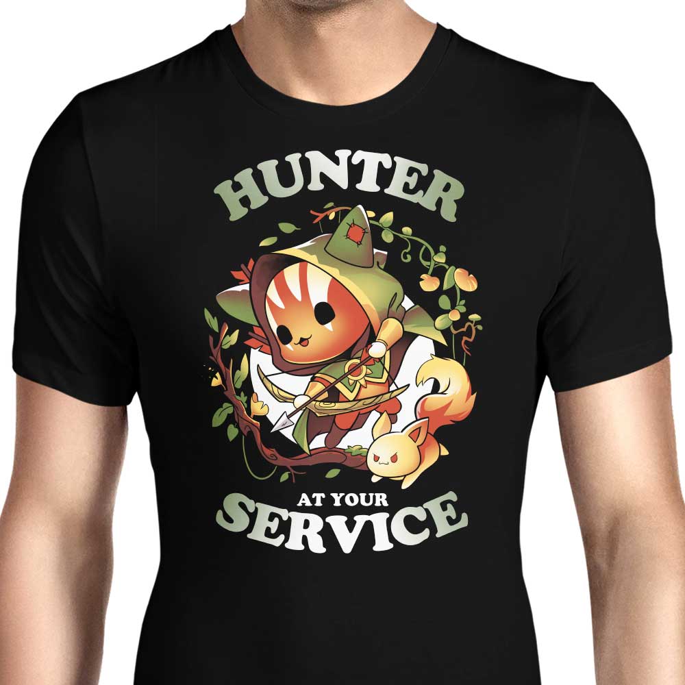 Hunter at Your Service Men's Apparel - Adult & Kids T-Shirts, Sweatshirts & Hoodies apparel design preview 1