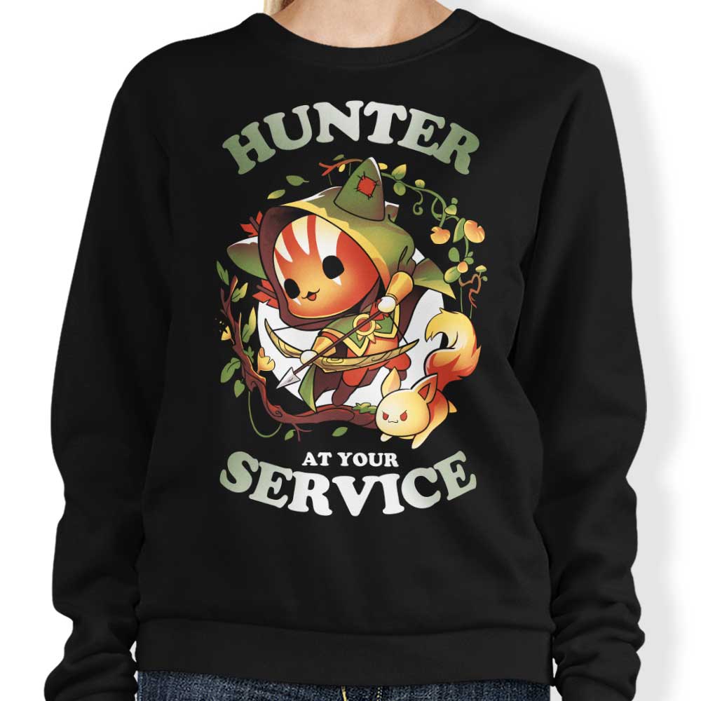 Hunter at Your Service - Adult & Kids T-Shirts, Sweatshirts & Hoodies apparel design preview 1