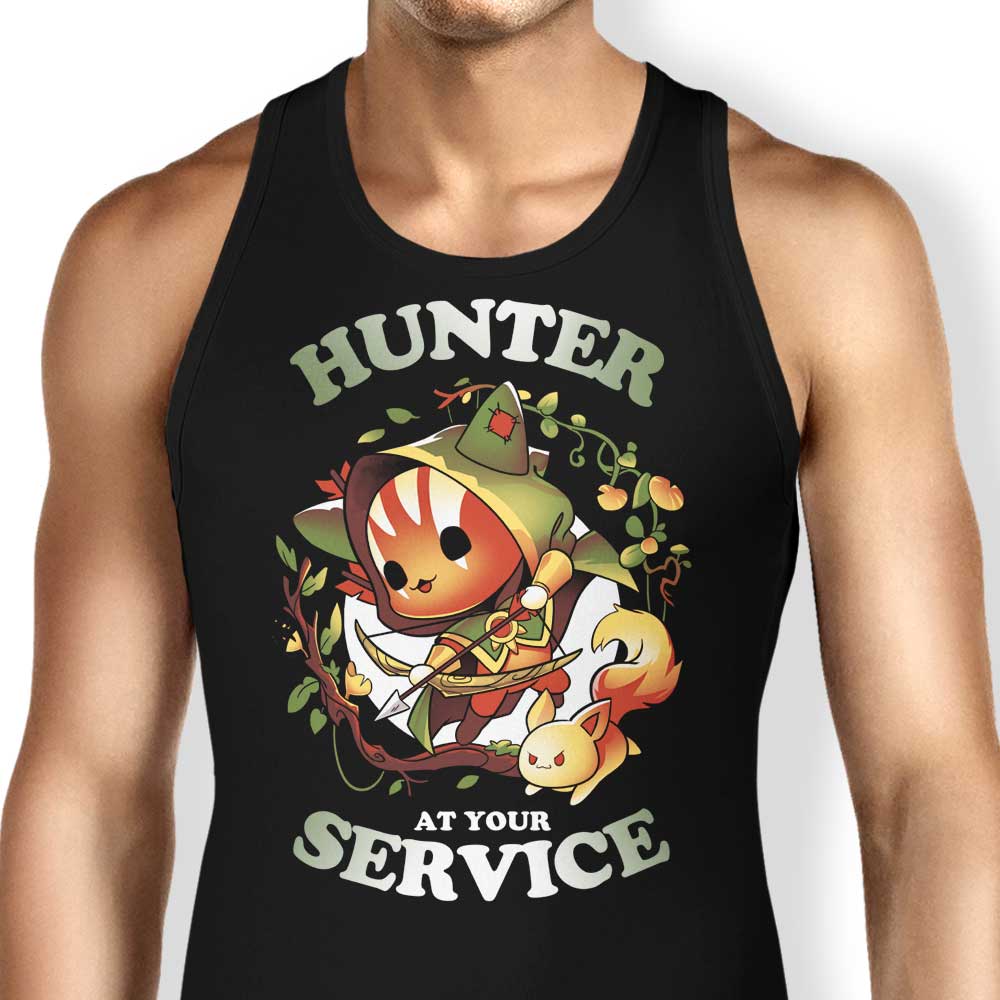 Hunter at Your Service Tank Top - Adult & Kids T-Shirts, Sweatshirts & Hoodies apparel design preview 1