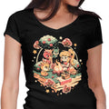 Hunter Camp Women's V-Neck - Adult & Kids T-Shirts, Sweatshirts & Hoodies apparel design preview 1